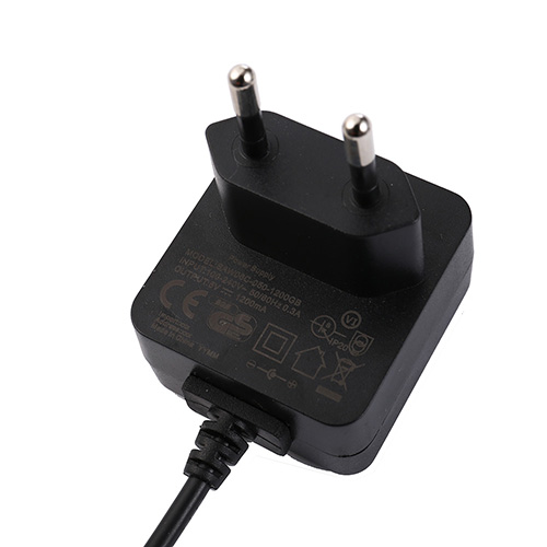 What is the daily power consumption of the 12V 1A power adapter?