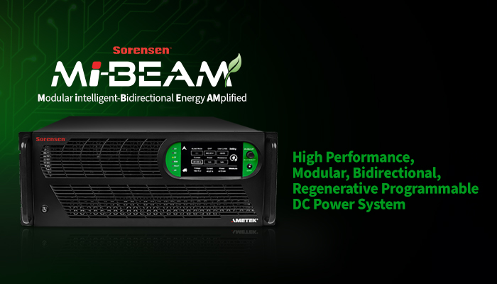 Mi-BEAM series 4U/37KW high-performance bidirectional DC power supply